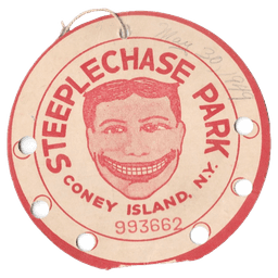 Vintage Steeplechase Park ticket